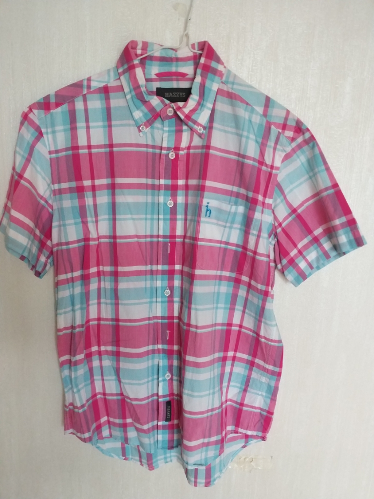 남성 헤지스 깨끗한 체크 셔츠 (95)