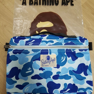 bape abc 파우치 파랑카모 새상품 판매합니다