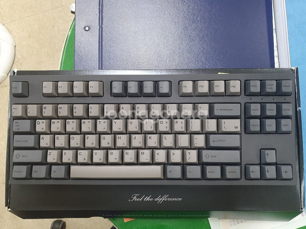 키보드 팝니다(엠스톤  그르브 T 87A 다크그레이)--0
