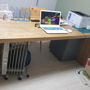 천연무늬목 테이블/책상 1800 (평택 비전동)