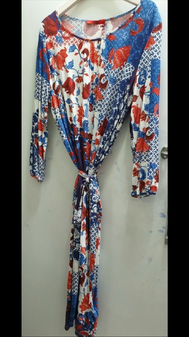 오일릴리 블루 원피스--1