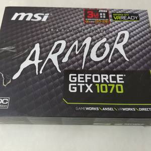 msi GTX 1070 ARMOR 8G  2X FAN 