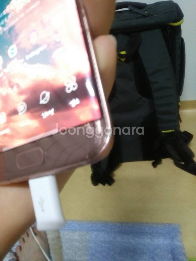 삼성 갤럭시 s7엣지 32기가 로즈골드 판매--3