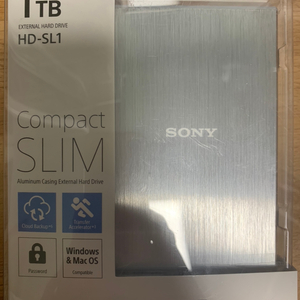 Sony 1TB HD-SL1 소니외장하드