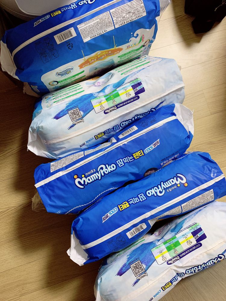 마미포코 땀먹는팬티 남.여공용 대형--1