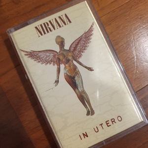 너바나 카세트테이프 nirvana in utero