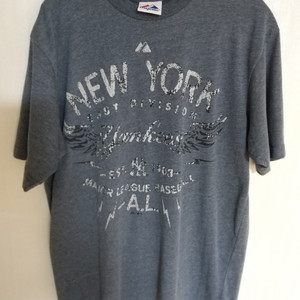 남성 마제스틱 뉴욕 양키스 반팔 티셔츠(105)
