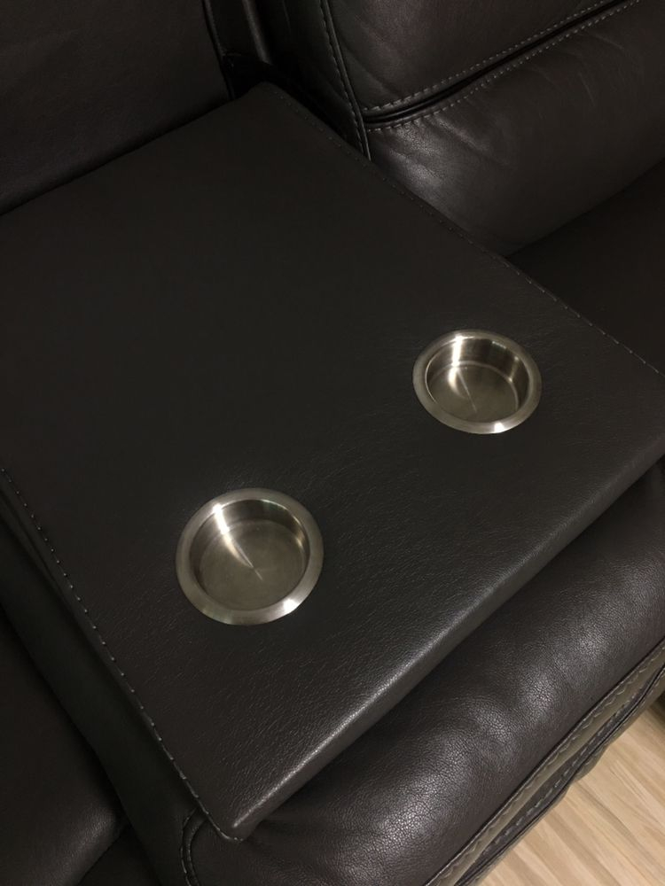 4인 리클라이너소파 (컵홀더기능포함.상태양호) --4