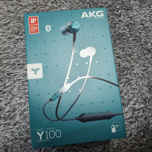 AKG Y100BT 블루투스 이어폰 미개봉 새상품 판매