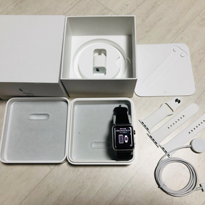 애플워치2 스텐레스 실버(스댕) 42mm 반값에 팔아요