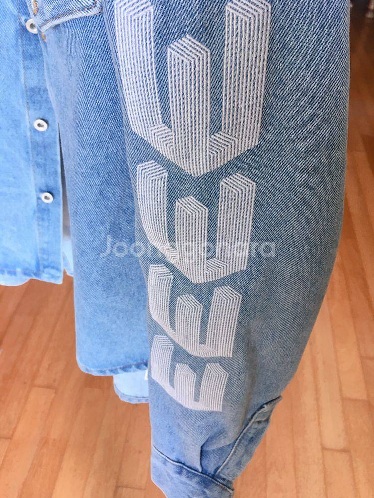 18 f/w offwhite 데님 자켓 40size팝니--3