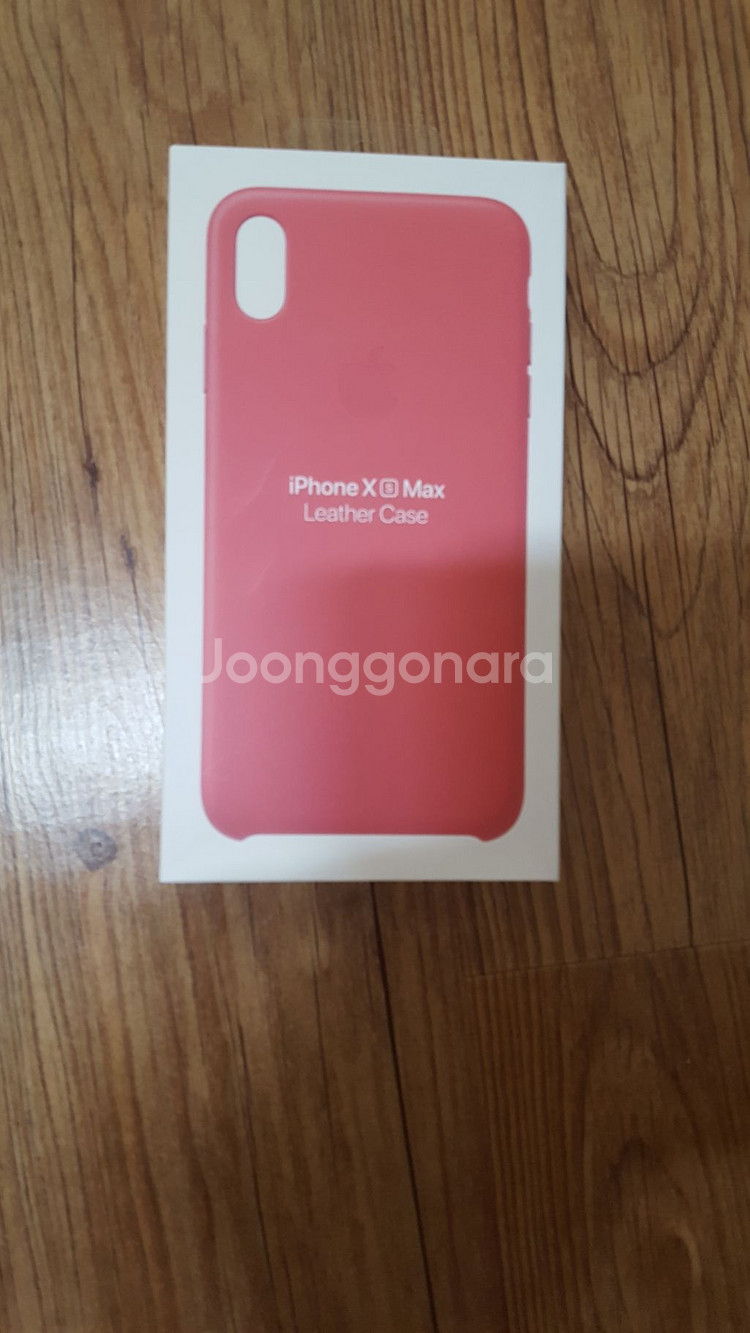 아이폰xs Max 가죽케이스 핑크 새제품 판매합니다--1