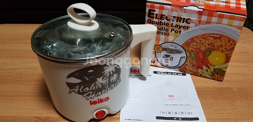 [새상품] leiko 레이코 정려원 라면포트 판매합니다--0