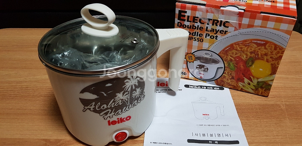 [새상품] leiko 레이코 정려원 라면포트 판매합니다--7