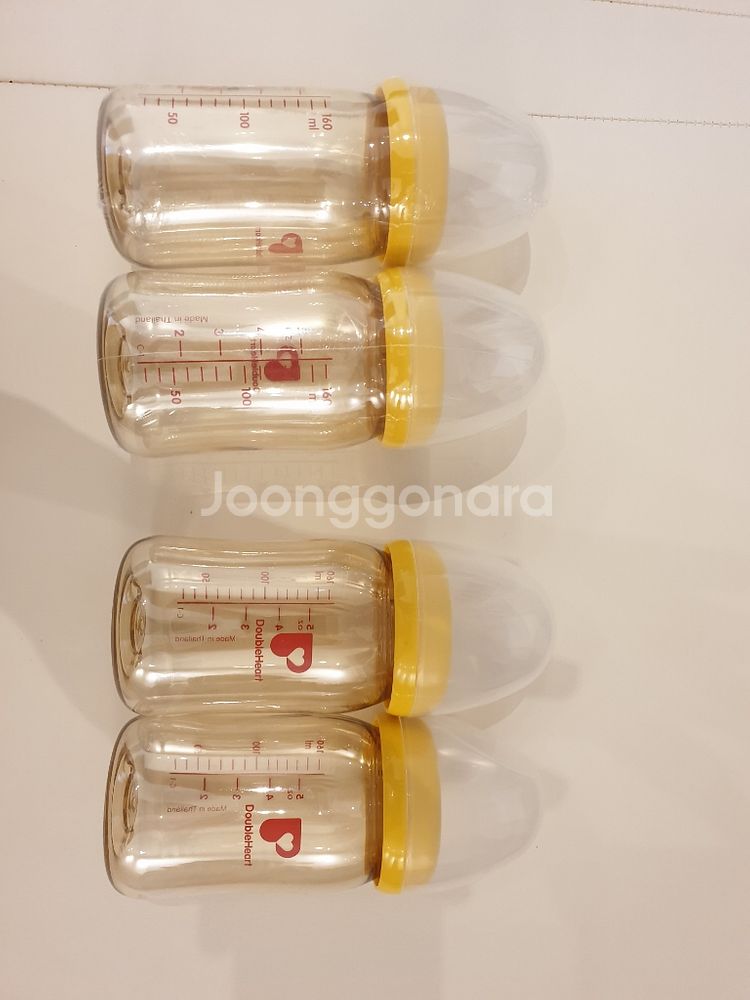 더블하트 노꼭지 160 젖병팝니다--0