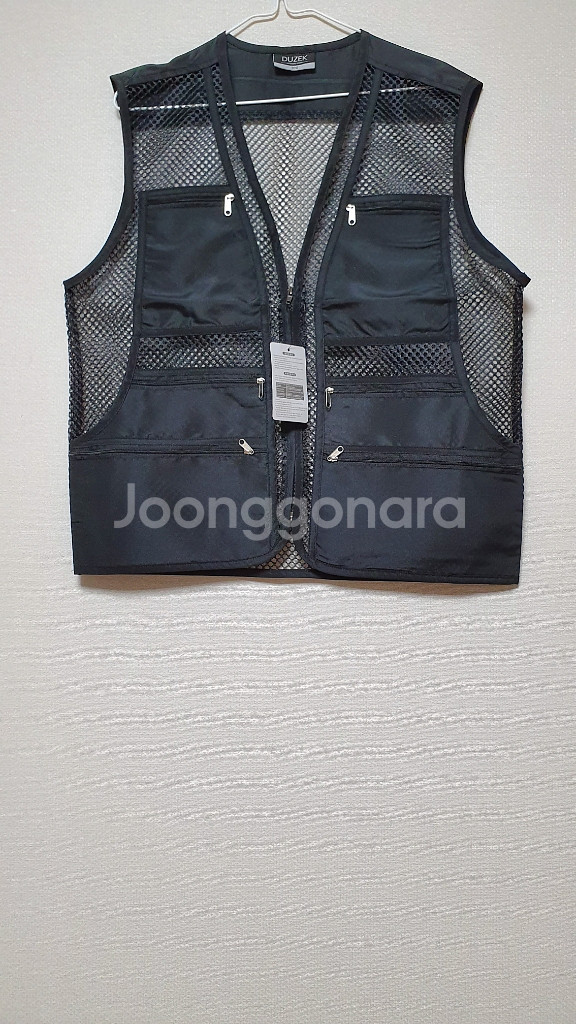 짙은네이비 메쉬 초경량조끼--2