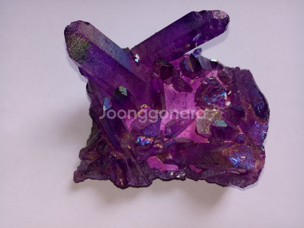 오라쿼츠(보라색) (수석,수정,클러스터,광물,힐링)
--2