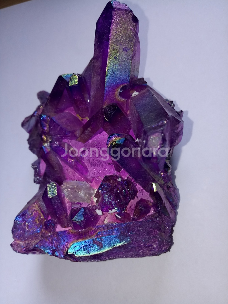 오라쿼츠(보라색) (수석,수정,클러스터,광물,힐링)
--4