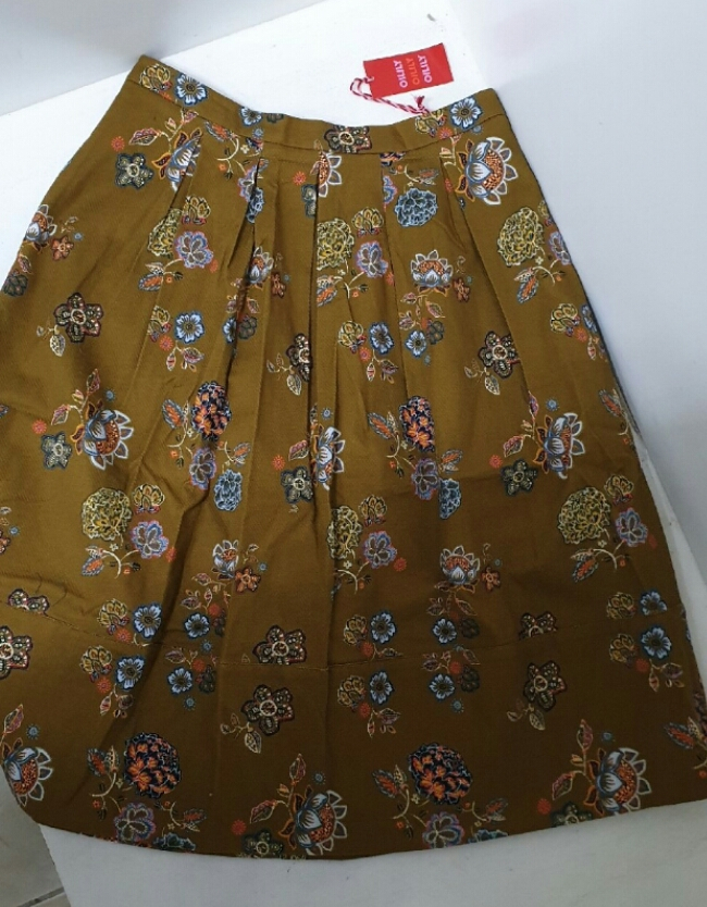 오일릴리 큰꽃 스커트--1