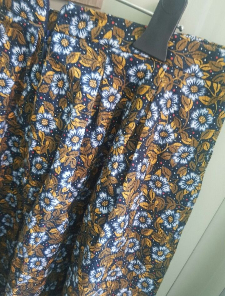 오일릴리 작은꽃 스커트--2