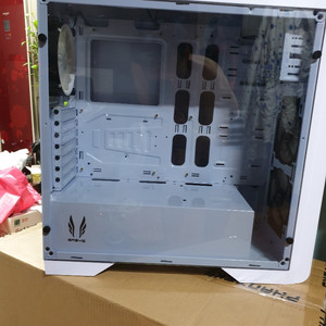 pc케이스 3RSYS L530 화이트 강화유리