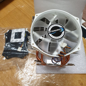 cpu공랭쿨러 써모랩 TRINITY WHITE LED