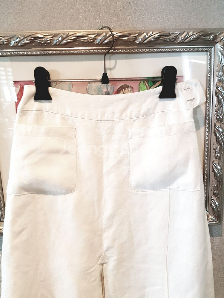 #샤넬린넨롱스거트#갤러리아명품관정품#size38#--2