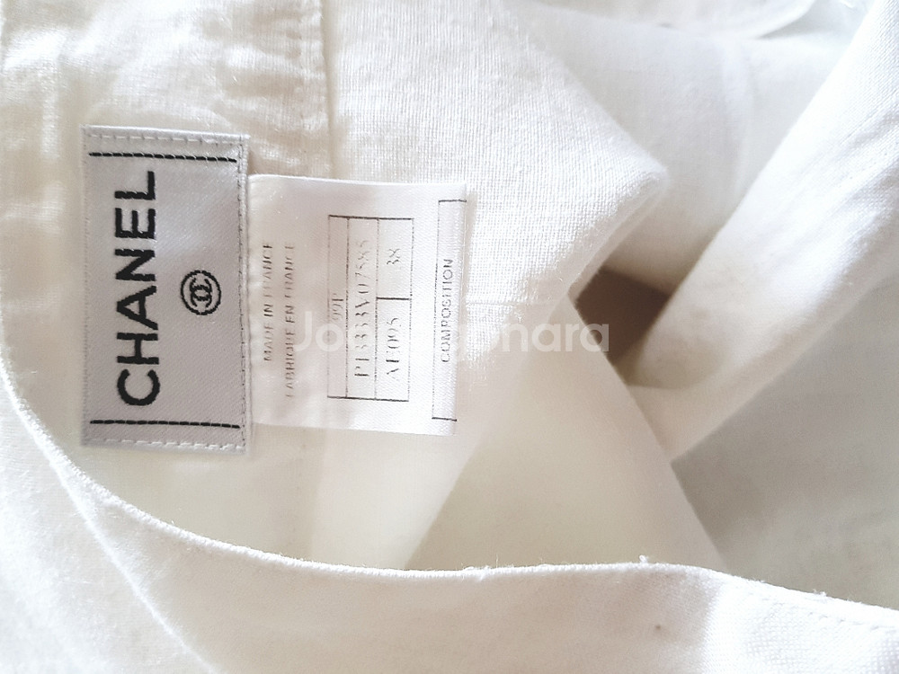 #샤넬린넨롱스거트#갤러리아명품관정품#size38#--4