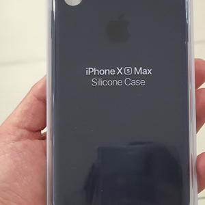 [미개봉] 아이폰 xs max 실리콘케이스(블루)