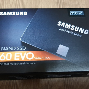 삼성 860 EVO 250G 신품 미개봉