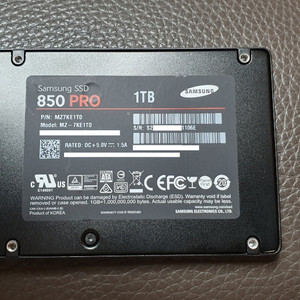 삼성 SSD 850PRO 1TB 팝니다.부산직 택배가능