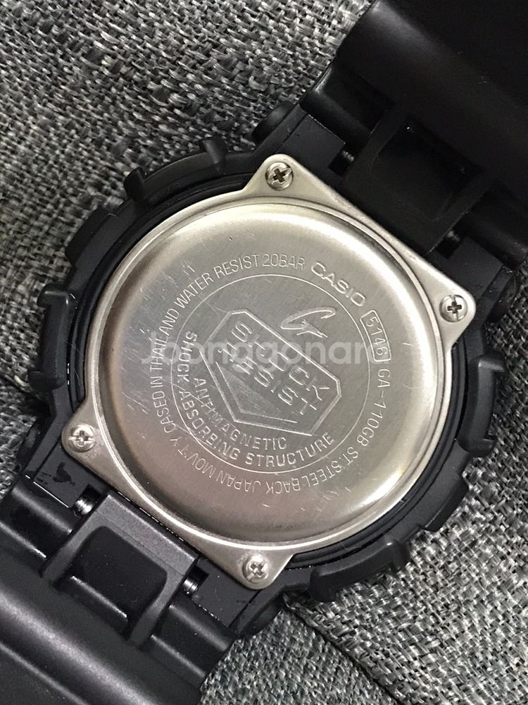 지샥 ga-110 흑금+커스텀베젤스트랩세트--2