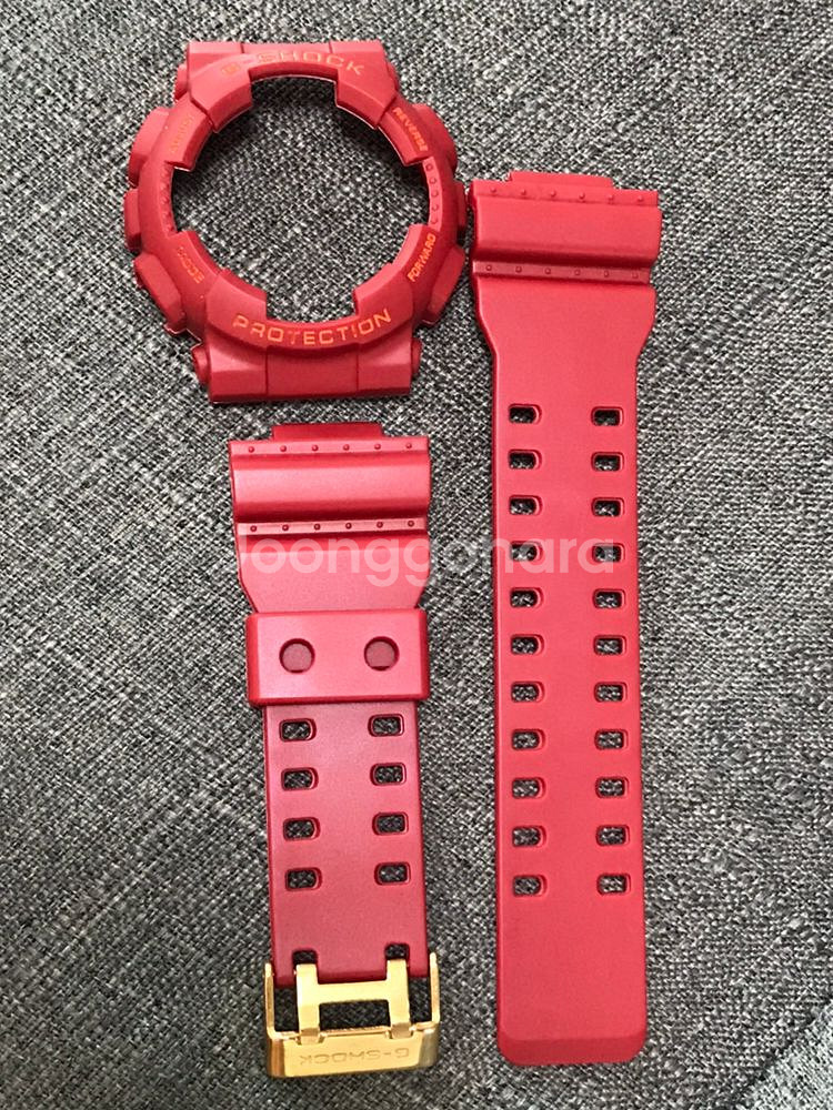 지샥 ga-110 흑금+커스텀베젤스트랩세트--4