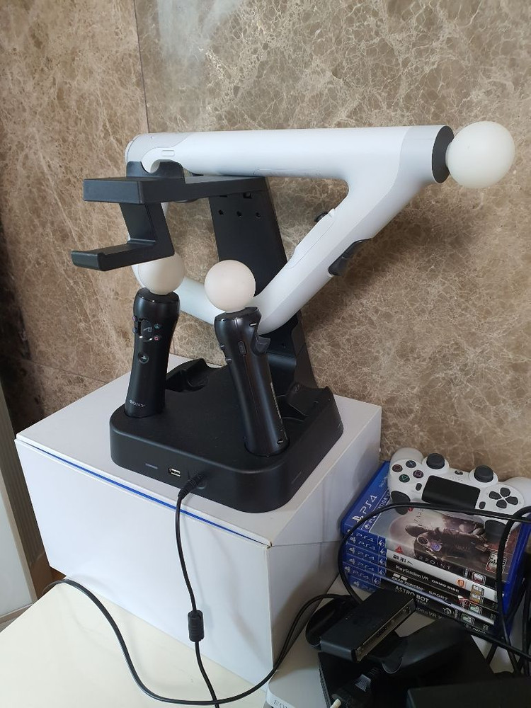 PS4 VR3세대 풀패키지 + 전용타이틀 6개 >40만--1