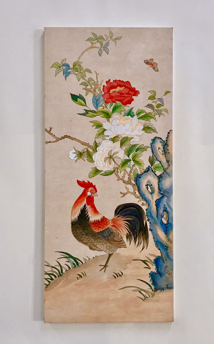 한국화 - 화조도--1