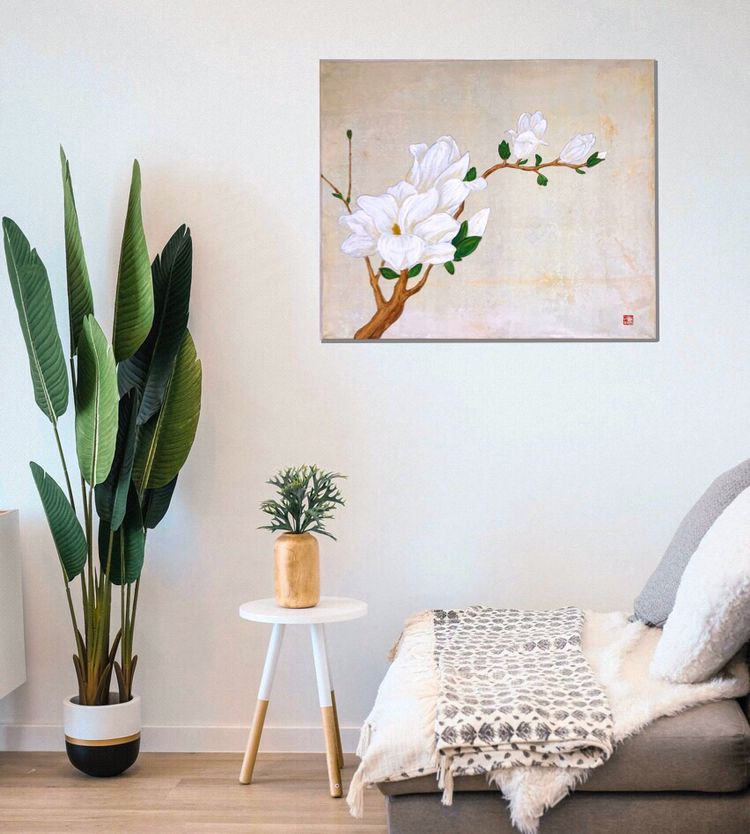 🎨채색화 - 목련--0