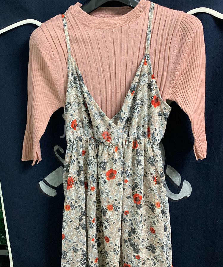 니트 롱원피스 세트--1