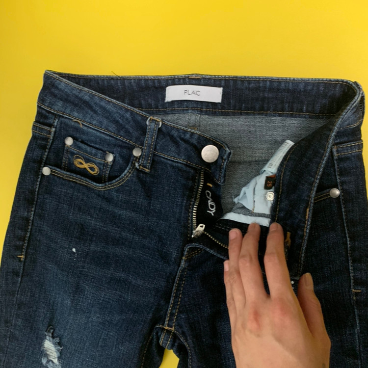 플랙진 일자 청바지--1