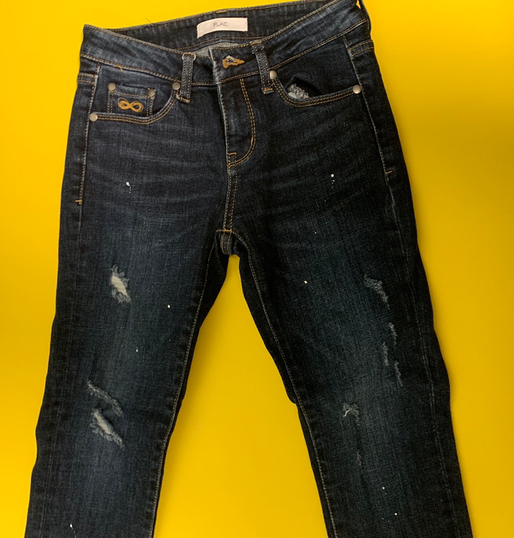 플랙진 일자 청바지--2