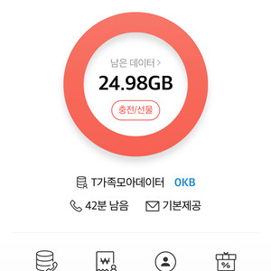 SKT 데이터 팝니다 (인증샷 확인하세요^^)