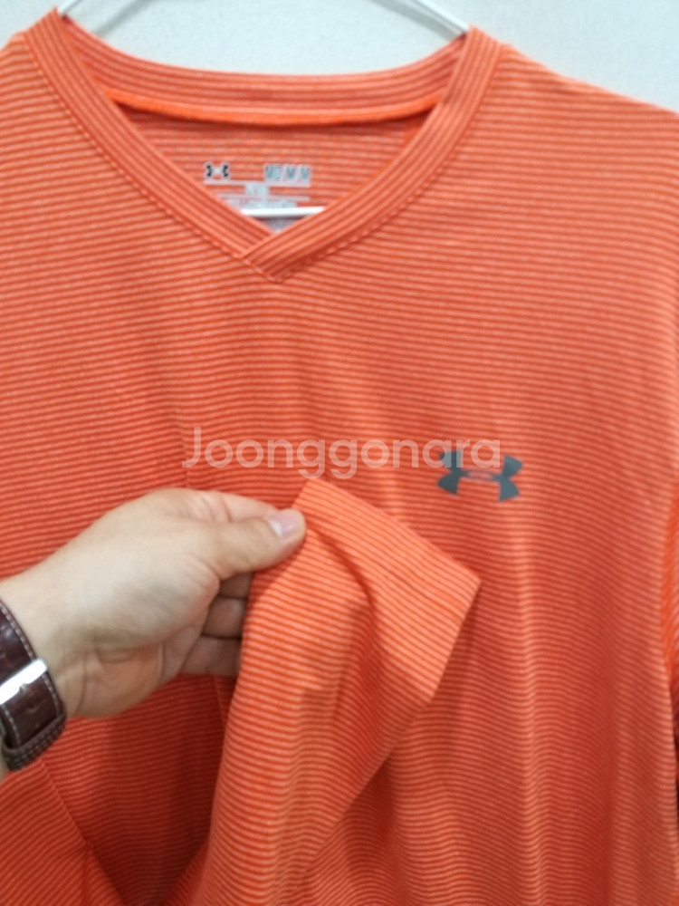 남성 언더아머 브이넥 이너웨어(스판95-100)--4