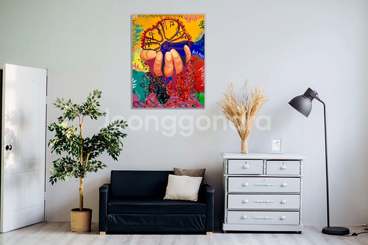 유화(서양화) - 공간--0