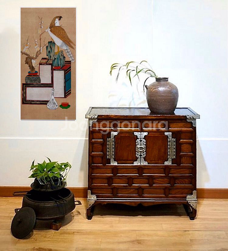 한국화 - 책가도--0