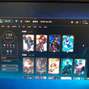 롤 플레 스킨139개 계정팝니다