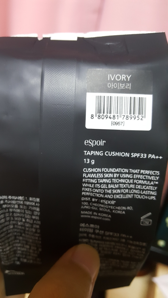 에스쁘아 테이핑쿠션 리필2개 (아이보리)--1