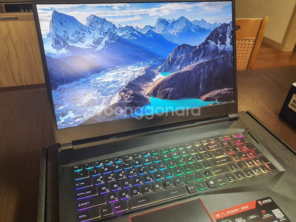 게이밍 노트북 msi ge75 8sg 2080--2