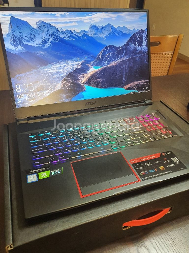 게이밍 노트북 msi ge75 8sg 2080--3