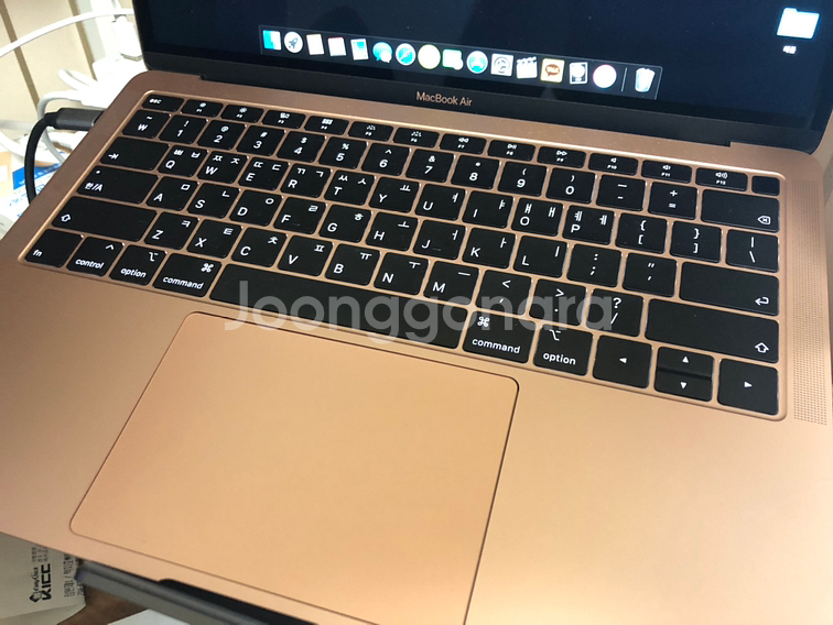 맥북에어골드 cto 2019 1월 구매품 판매--0