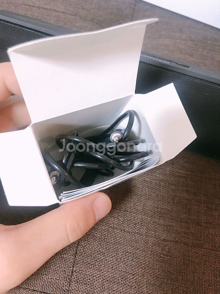 미니소 블루투스 스피커 판매합니다(풀박)--4