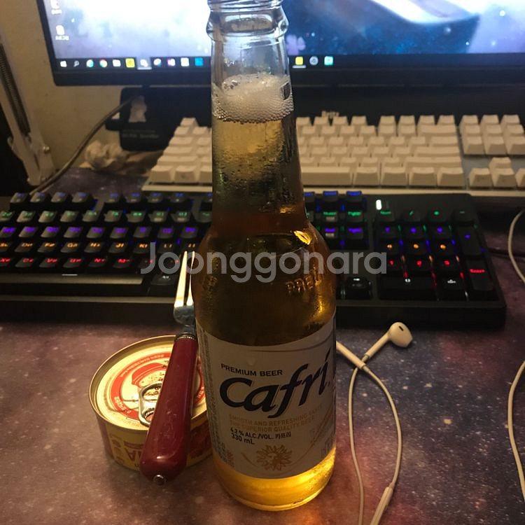 앱코 k660 블랙 리니어 레인보우 LED--0